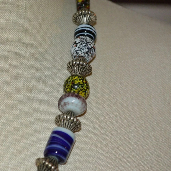 Vintage Karla Jordan Mixed Material Bead Beaded - Picture 3 of 6